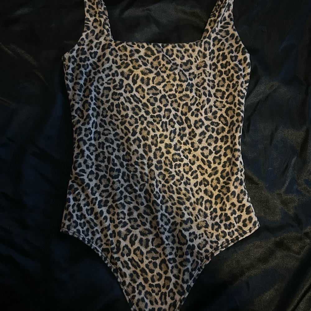 Leopard Print Women's Bodysuit